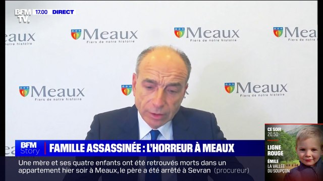 Famille tuée à Meaux: Je connaissais la maman (...) on est en présence d'un drame effroyable , affirme le maire de la ville Jean-François Copé