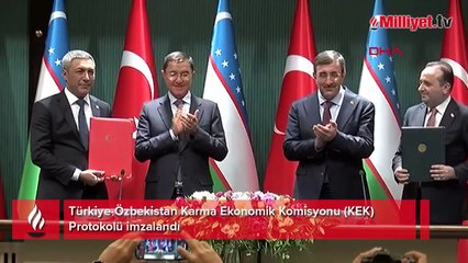 Türkiye ile Özbekistan arasında KEK Protokolü imzalandı