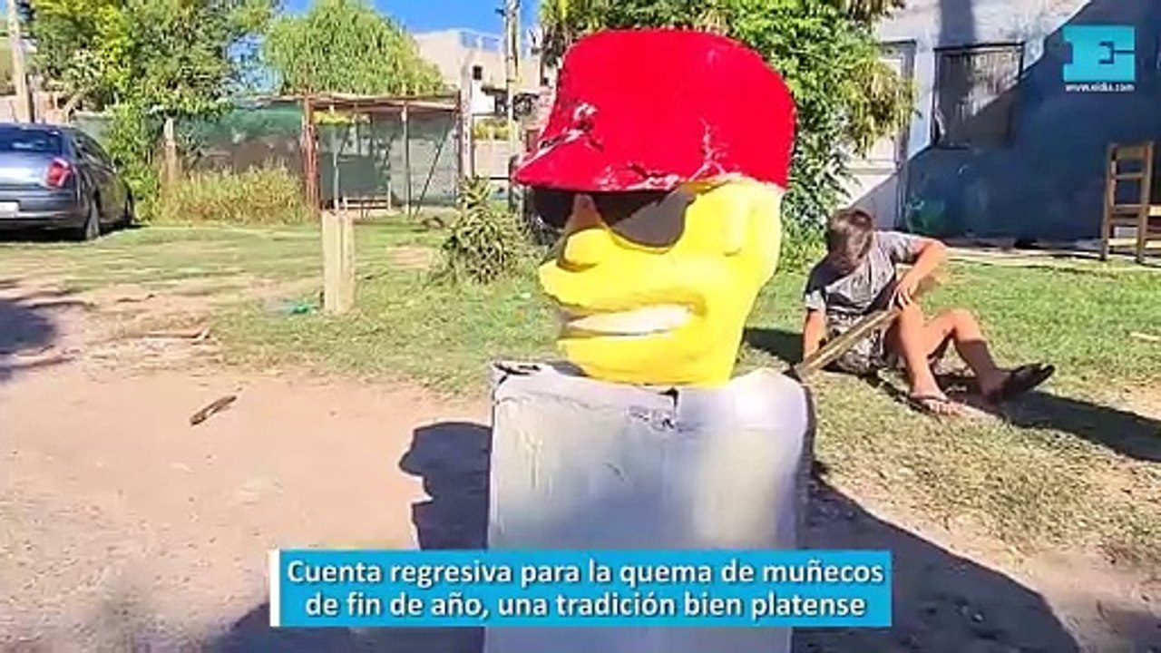 Cuenta regresiva para la quema de muñecos de fin de año, una tradición bien platense