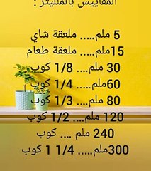 #مقادير_بالغرام # لمن ليس لديه  ميزان