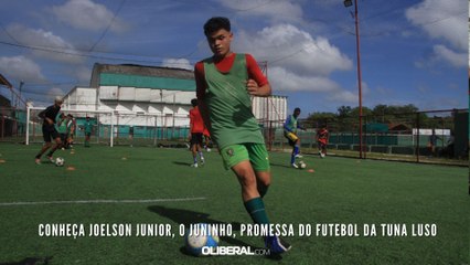 Conheça Joelson Junior, o Juninho Paraense, promessa do futebol da Tuna Luso