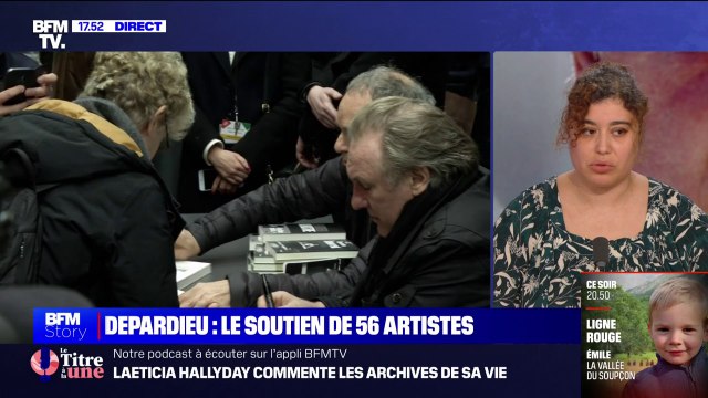 Pour la militante féministe Fatima Benomar, la tribune en soutien à Gérard Depardieu reprend le même positionnement qu'Emmanuel Macron