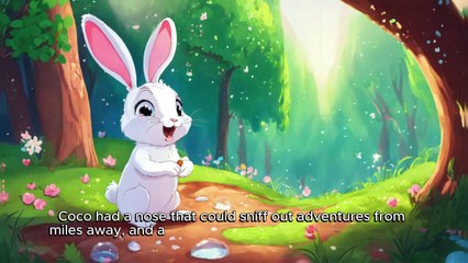 The Curious Rabbit's Journey to Candyland