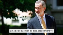 Felipe VI y el bótox: del ceño fruncido al gesto amable en cuestión de días, según Pilar Eyre