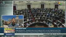 Legisladores argentinos evaluarán once proyectos de ley