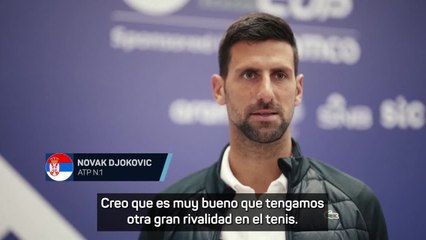 Djokovic se deshace en elogios con Alcaraz antes de medirse con él en una exhibición