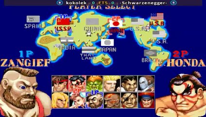 kokolek vs -Schwarzenegger - Street Fighter II'_ Champion Edition - FT5