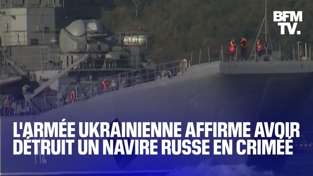 Crimée: l'armée ukrainienne affirme avoir détru...
