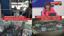 Circulan la mitad de los colectivos en el AMBA