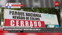 Activan operativo 'Montaña Blanca' ante presencia de nieve en volcán de Colima