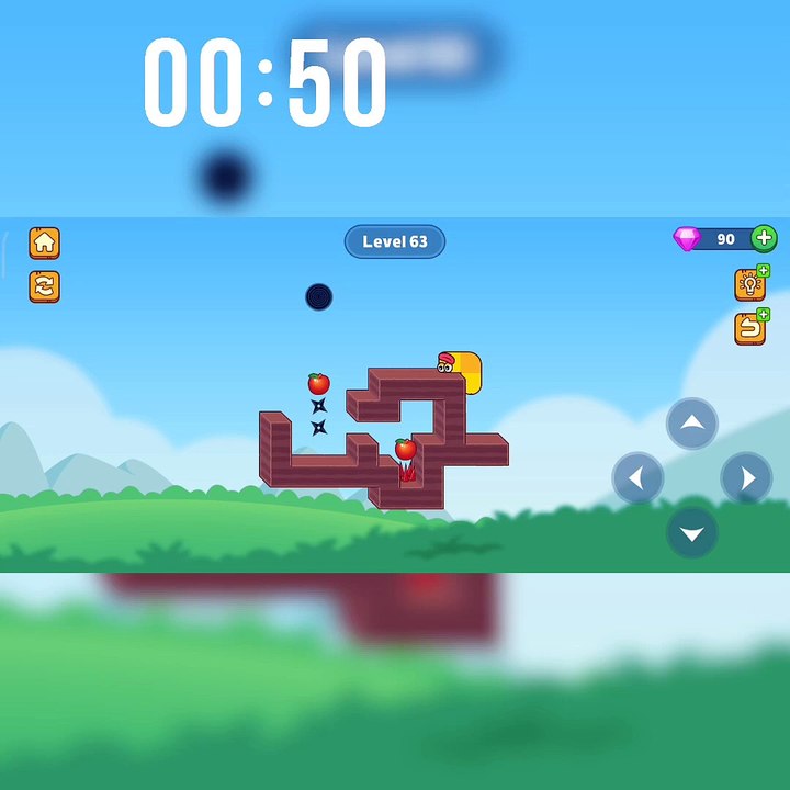 Hungry Worm Game Play! VIP Gamer ! Best game Play! Short video! Level 63