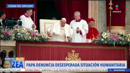 Papa Francisco denuncia la desesperada situación humanitaria en Gaza