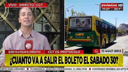 La CGT se prepara para la marcha del miércoles