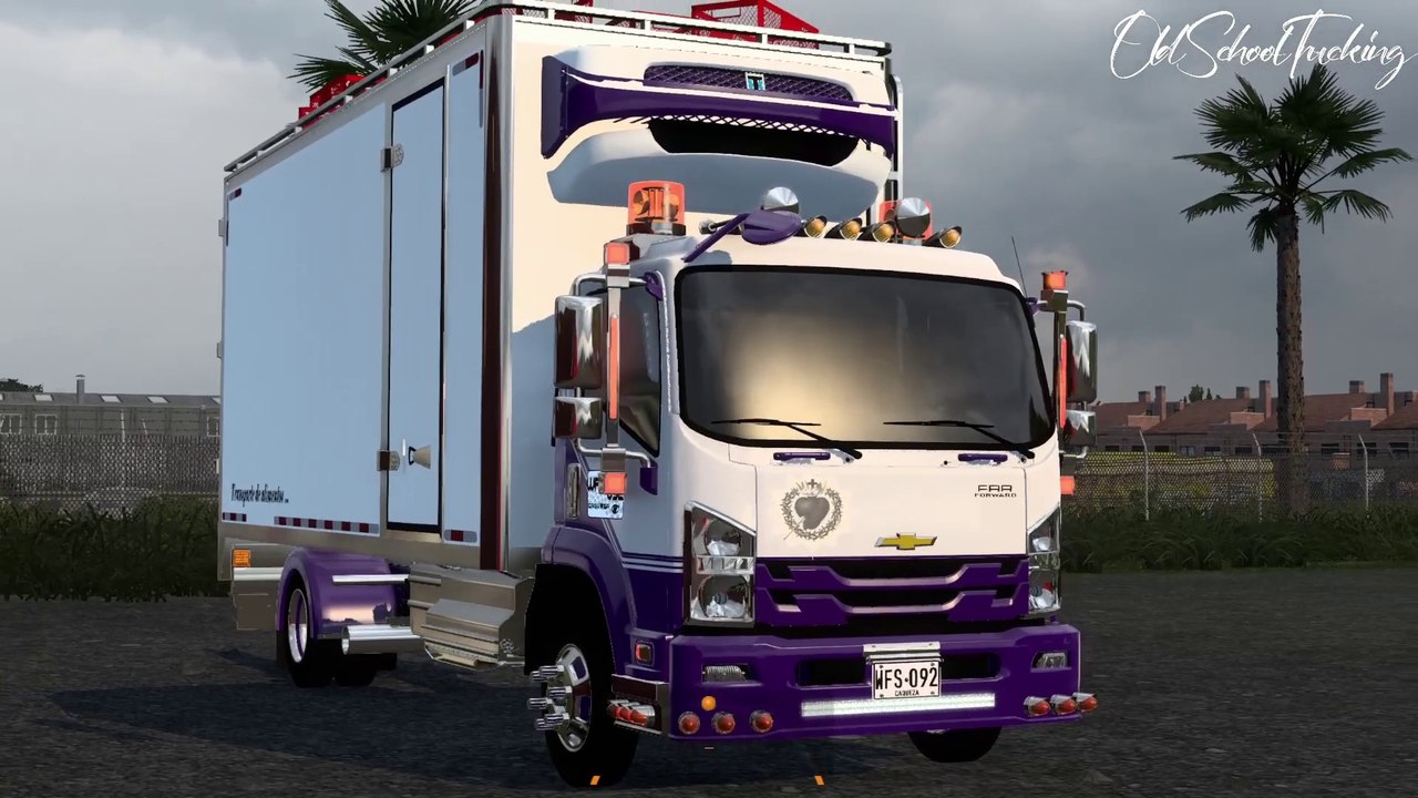 Isuzu FRR de Santiago Guevara / Fusagasugá - Girardot / Colombia Real Map - Old School Trucking.
