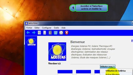 Activation 1 logiciel Moutens