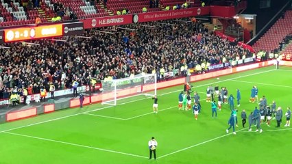 Luton Town fans at Sheffield United