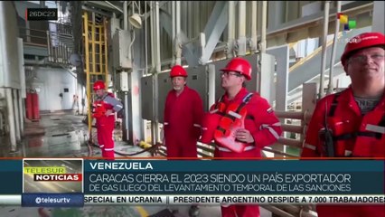 Venezuela se estrenó en 2023 como país exportador de gas tras levantamiento temporal de sanciones