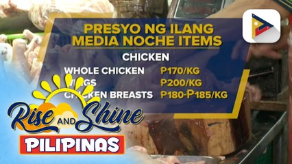 Video herunterladen: Presyo ng ilang panghanda sa Bagong Taon, hindi pa nagbabago; Bentahan ng mga bilog na prutas, matumal