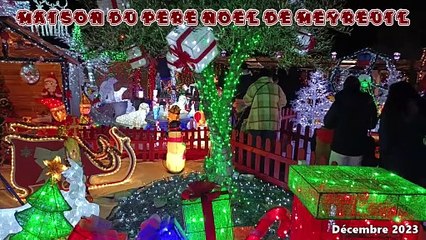 Maison du pere Noel de MEYREUIL DECEMBRE 2023