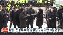검찰, '돈봉투 의혹' 송영길 구속 기한 10일 연장