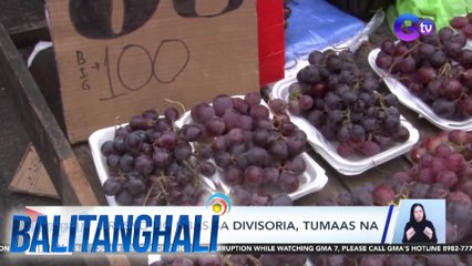 Presyo ng ubas sa Divisoria, tumaas na | BT