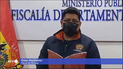 Fiscalía de Bolivia acusa a líder opositor y a expresidenta de forzar renuncia de Morales