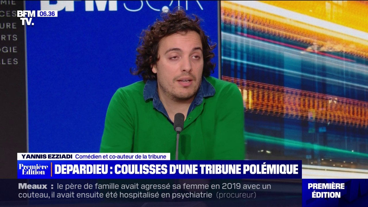 Yannis Ezziadi, co-auteur de la tribune en soutien à Gérard Depardieu: "Certains me l'ont dit clairement: si je signe, je risque de perdre trois contrats avec untel"