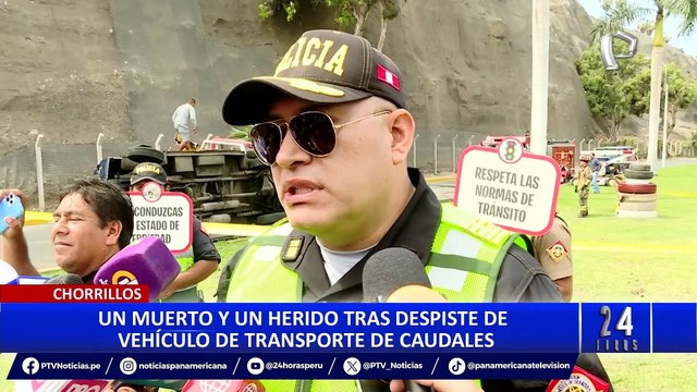 Chorrillos: investigan accidente de camión de caudales que dejó un fallecido