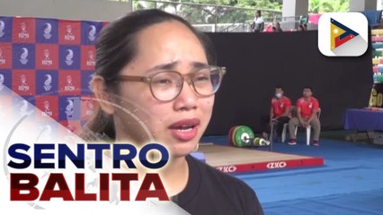 Download Video: Olympic Gold Medalist Hidilyn Diaz, patuloy na nagpapagaling sa kanyang minor injury ;