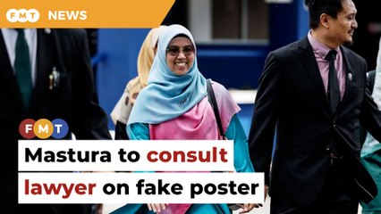 Mastura to seek legal advice on action over fake fundraiser poster