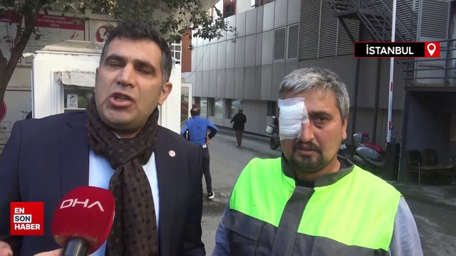 Avcılar'da sabırsız sürücü temizlik işçisine tekme tokat saldırdı