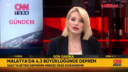 Malatya'da 4.3 büyüklüğünde deprem