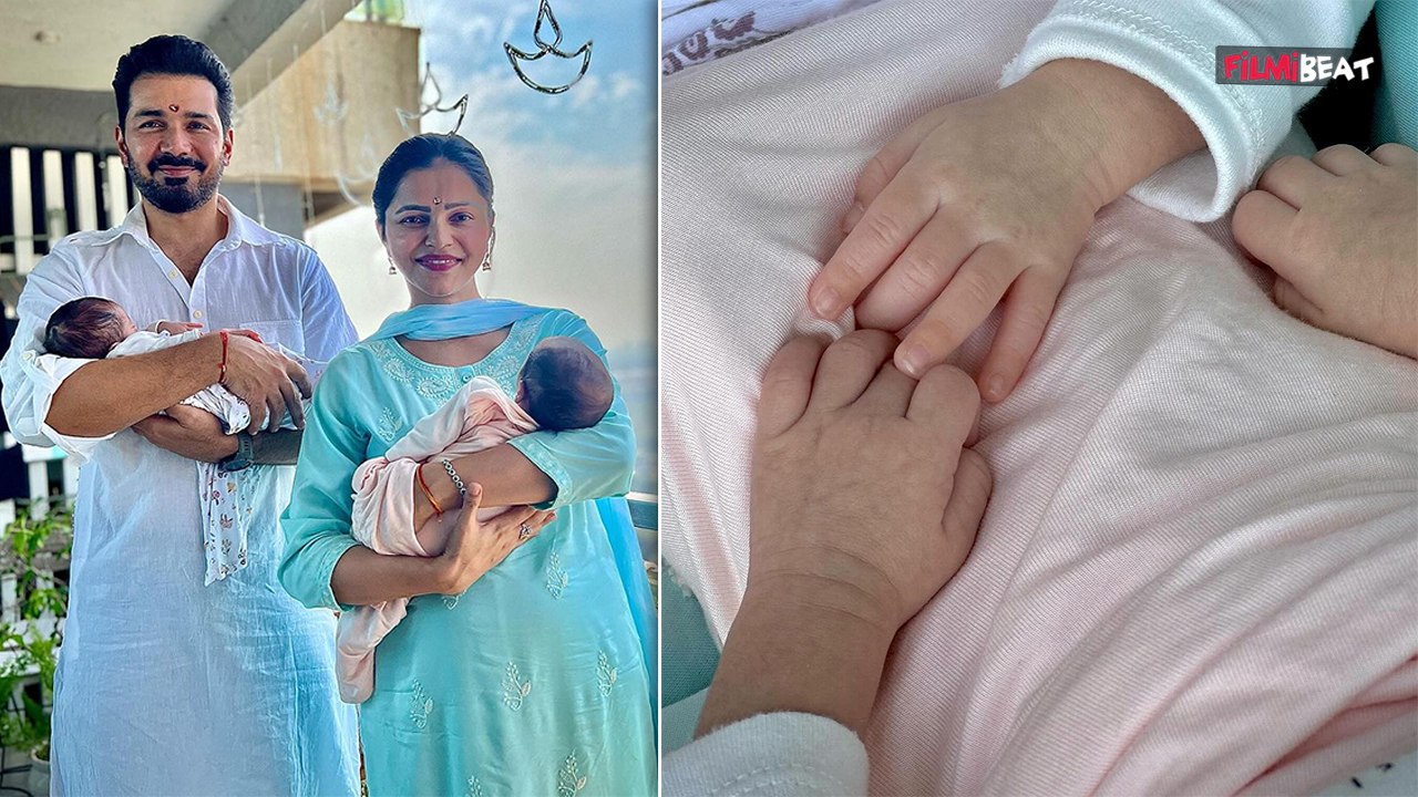 Rubina Dilaik- Abhinav ने Finally दिखाया अपनी जुड़वां बेटियों का चेहरा!, Fans को बताया Babies का नाम