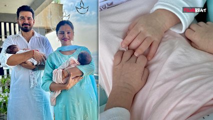Rubina Dilaik- Abhinav ने Finally दिखाया अपनी जुड़वां बेटियों का चेहरा!, Fans को बताया Babies का नाम