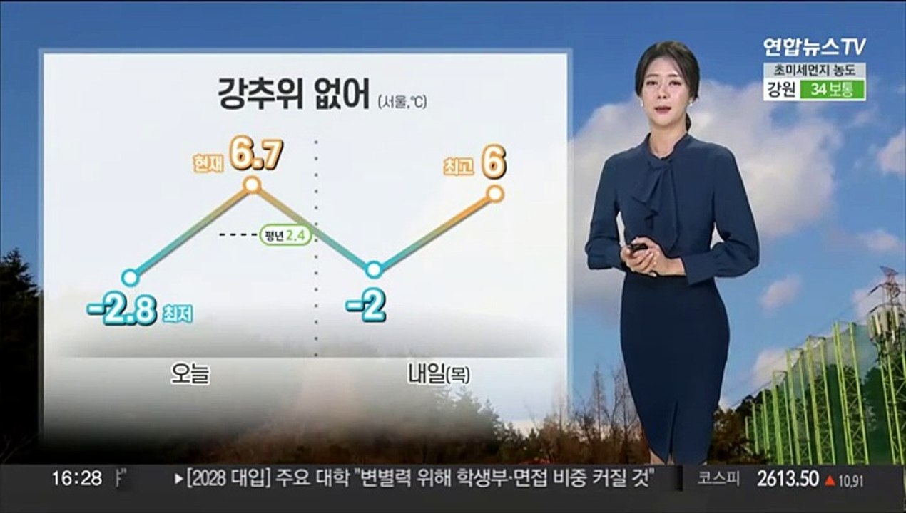 [날씨] 한파 없지만 공기질 비상…오늘 중서부, 내일 전국 공기 탁해