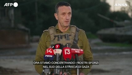 Gaza, l'Esercito israeliano: "La guerra andra' avanti per molti mesi"