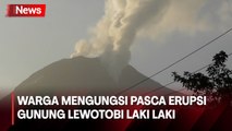 Gunung Lewotobi Laki Laki Erupsi, Sejumlah Warga Pilih Mengungsi Mandiri