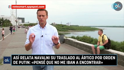 Así relata Navalni su traslado al Ártico por orden de Putin: «Pensé que no me iban a encontrar»