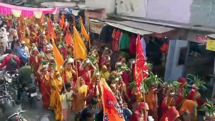 राजगढ़ में  भगवान श्रीराम की भव्य शोभायात्रा निकाली गई