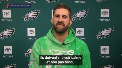 Eagles - Sirianni : "Il y a des moments pour être tendu et d'autres où ne pas l'être"