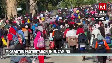 Caravana migrante de Natividad avanza hacia EU en la mayor movilización del año desde Chiapas