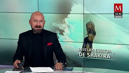 Develan estatua de Shakira en Barranquilla; mide casi 7 metros
