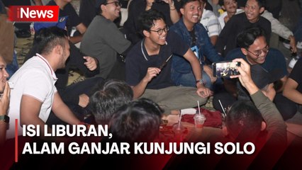 Alam Ganjar Menikmati Suasana Solo dengan Nongkrong di Angkringan