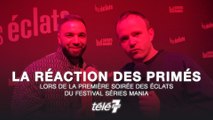 La réaction des primés lors de la première soirée des Éclats du Festival Séries Mania