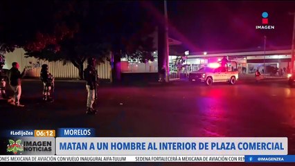 Balacera en plaza Forum, en Cuernavaca, deja un muerto y un herido