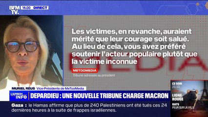 Tribune de MeeTooMedia: "On a été choqués par la prise de parole du président", explique la vice-présidente de MeTooMedia