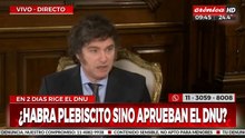 Javier Milei: "El megadecreto tiene más del 75% de aprobación"