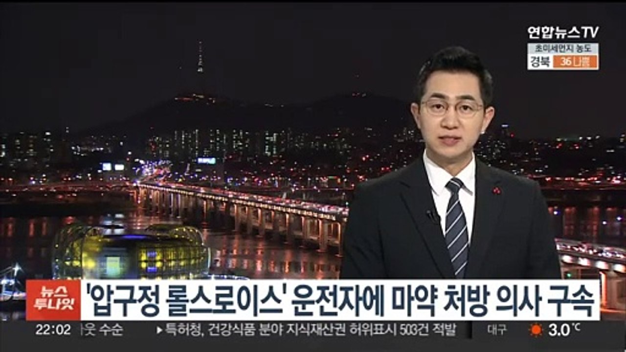 '압구정 롤스로이스' 운전자에 마약 처방 의사 구속