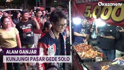 Kunjungi Pasar Gede Solo, Alam Ganjar Nikmati Kuliner di Festival Jajanan UMKM