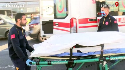 Başakşehir'de kamyonun çarptığı motokurye öldü